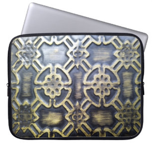African mudcloth mönster laptop fodral