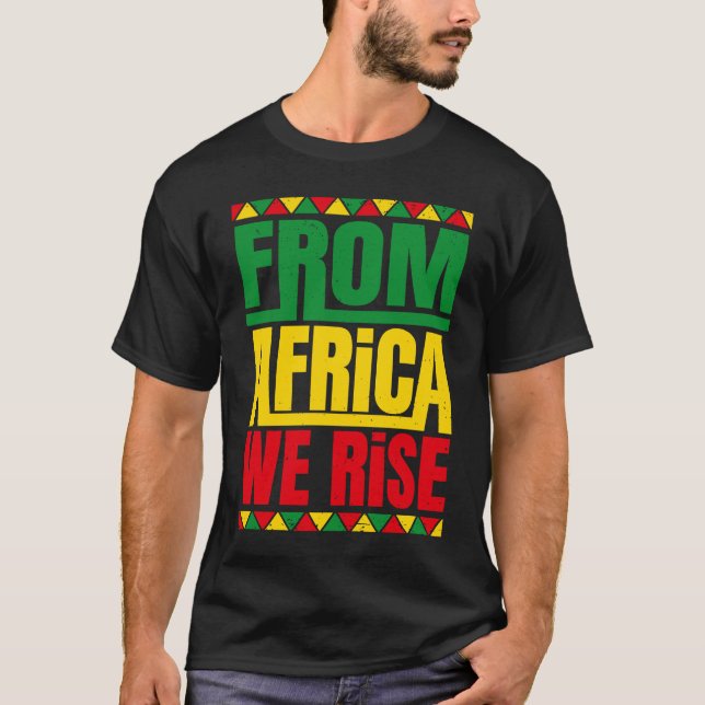 African Native African Americans Black History Mon T Shirt (Framsida)