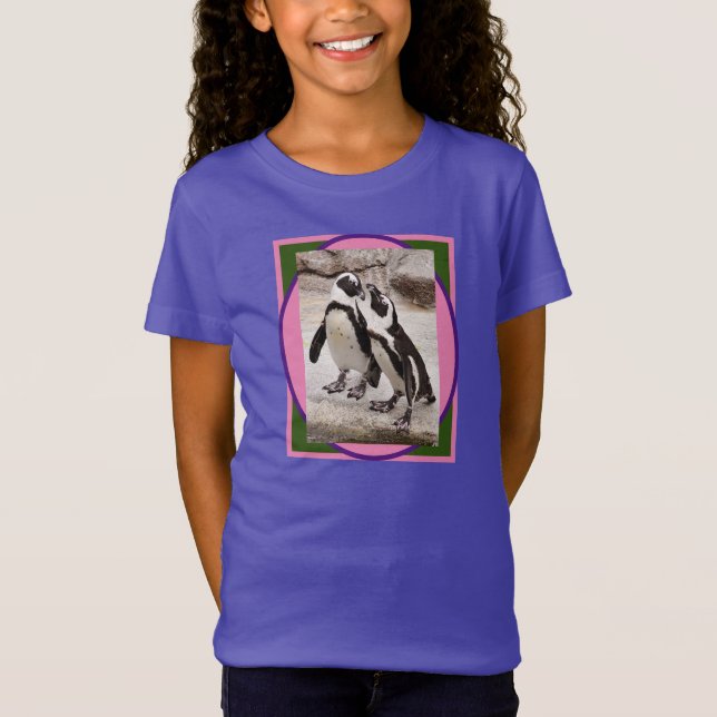 African Penguin Besties T Shirt (Framsida)