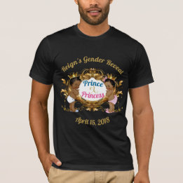 African Prince eller Princess Gender Reveal Shirt Tee Shirt