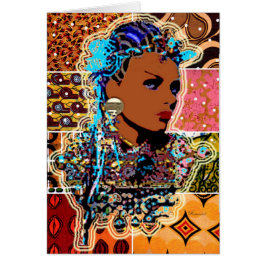 African Princess Hälsningskort