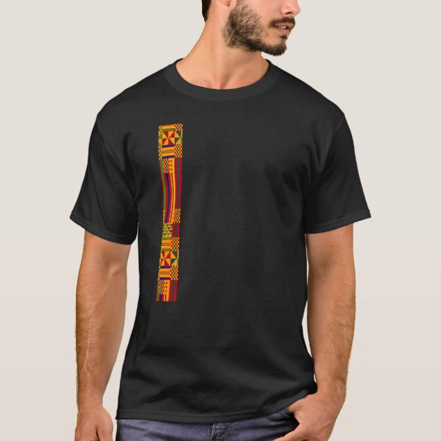 African Print Dashiki Traditional African Kente Cl T Shirt (Framsida)