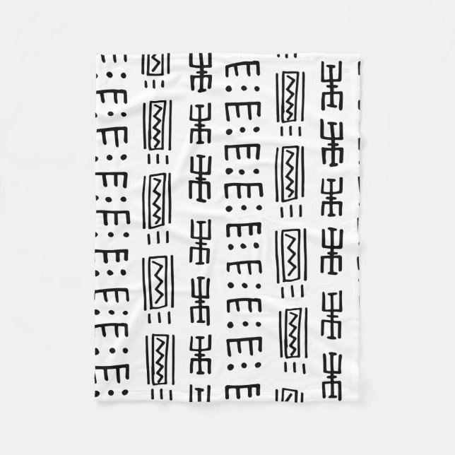 African Print Fleecefilt (Framsidan)