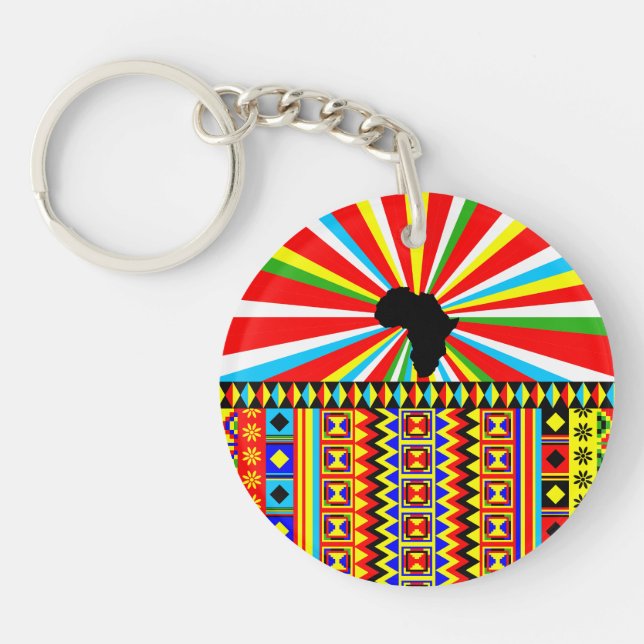 African Print Kente Trasa Tribal Mönster Ankara (Framsidan)