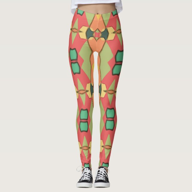 African print leggings (Framsida)