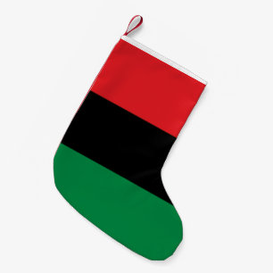 African Print Liten Julstrumpa