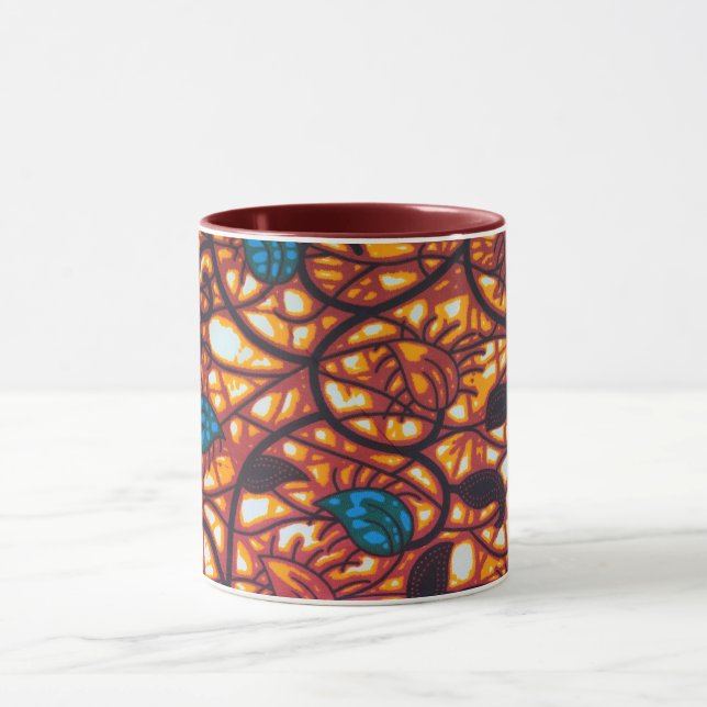 African Print Mugg (Center)