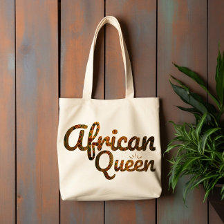 African Queen-handväskor — Present till henne Tygkasse
