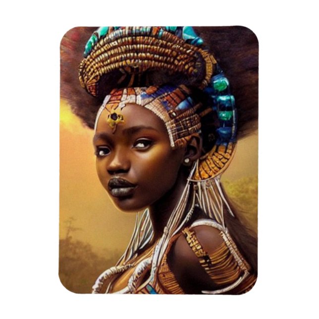 African Queen- Magnet (Vertikal)