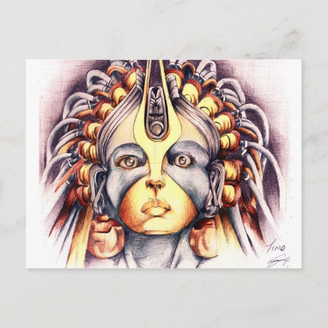 African Queen Vykort (Framsida)