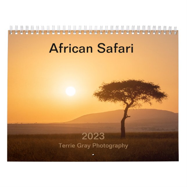 African Safari 2023 Calendar Kalender (Omslag)