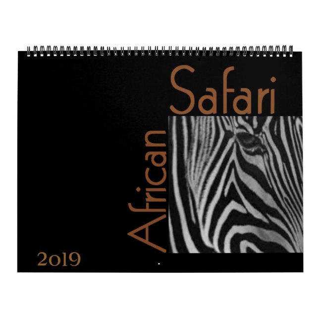 African Safari Calendar Kalender (Omslag)