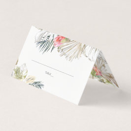 African Safari Floral | Bröllopsplatskort Visitkort