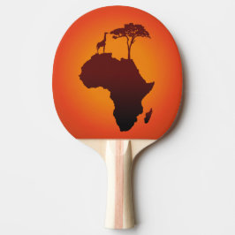 African Safari Karta - Ping Pong Paddle Pingisracket