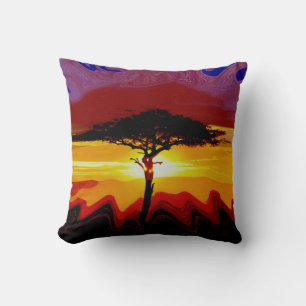 African Safari Sunset Kudde