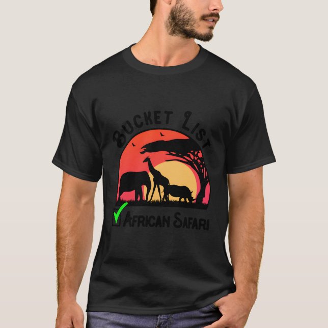 African Safari T Shirt (Framsida)