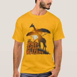 African Safari Wildlife: MajesticGiraffes Beauty T Shirt