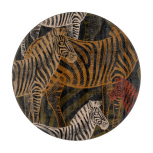 African Safari: Zebra Vintage Design