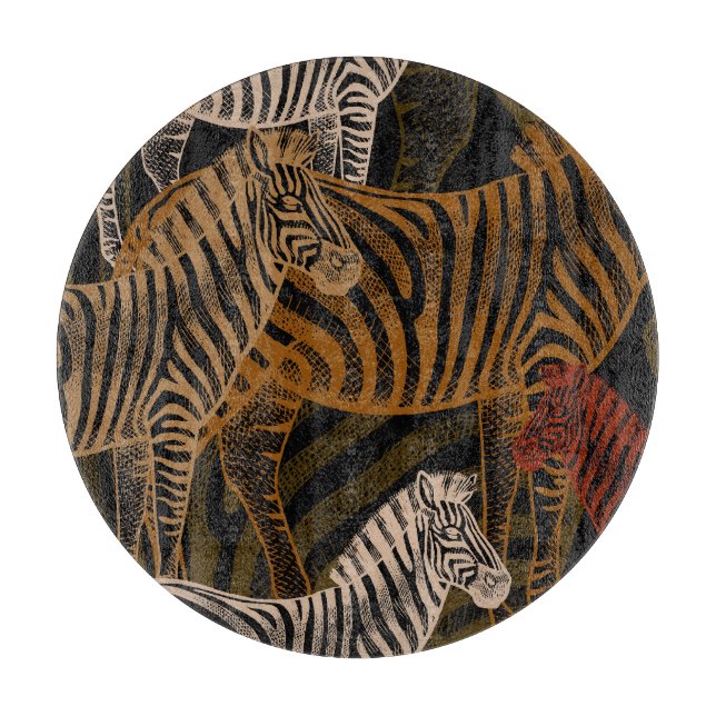 African Safari: Zebra Vintage Design (Framsidan)