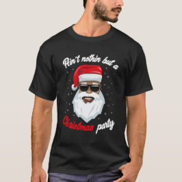 african santa claus christmas t shirt