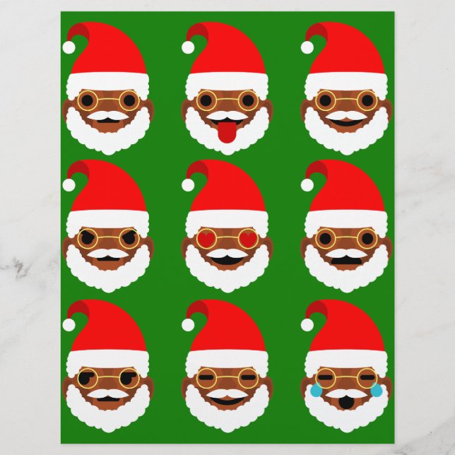 african Santa emoji emoticons (Framsida)