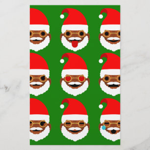 african Santa emoji emoticons