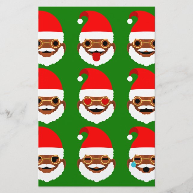 african Santa emoji emoticons (Framsida)