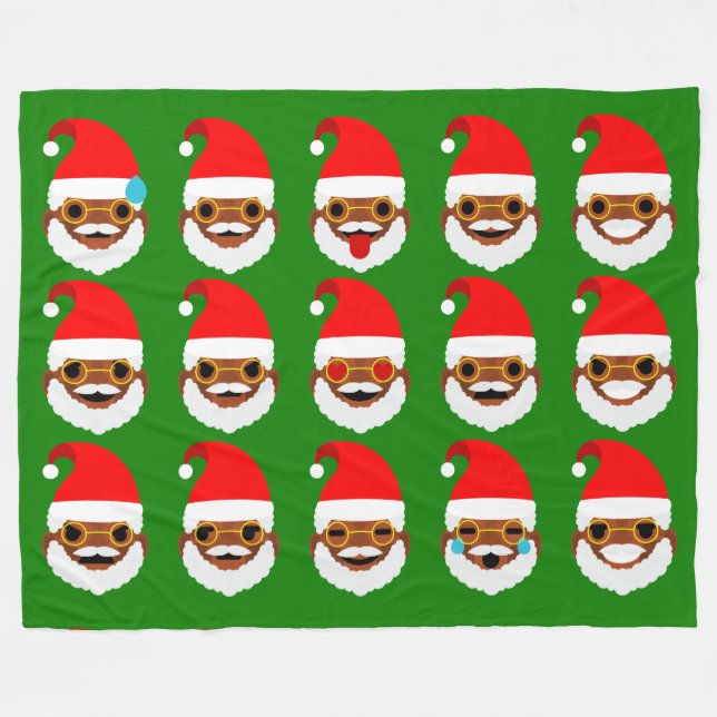 African Santa emoji emoticons filt (Framsidan (Horisontell))