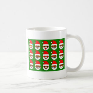 african Santa emoji emoticons Kaffemugg