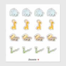 African Savanna Collection Kiss-Clickers