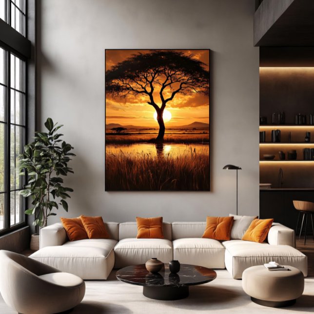 African Silhouette Poster (Skapare uppladdad)