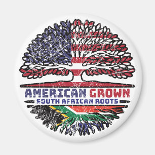 African South Afrika US Amerika United Stater Magnet