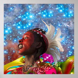 African Star Dreamer Poster