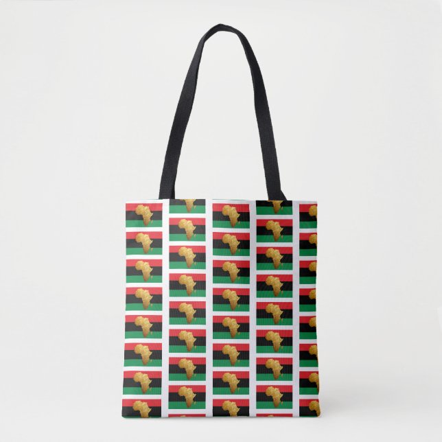 "African State of Mind" Tote Tygkasse (Framsida)