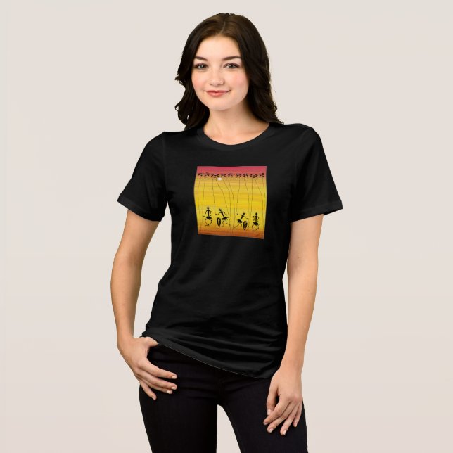 African Summer and Helgdag, Sunset Dance T Shirt (Framsida Full)