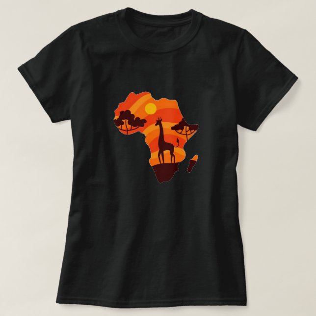 African Sun Women's T-Shirt (Design framsida)