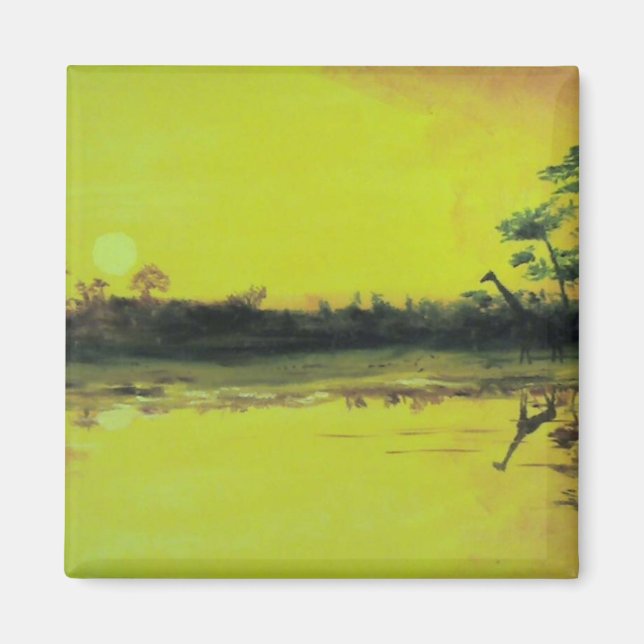 African Sunset Magnet (Framsidan)