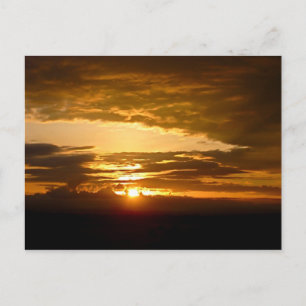 African Sunset Vykort
