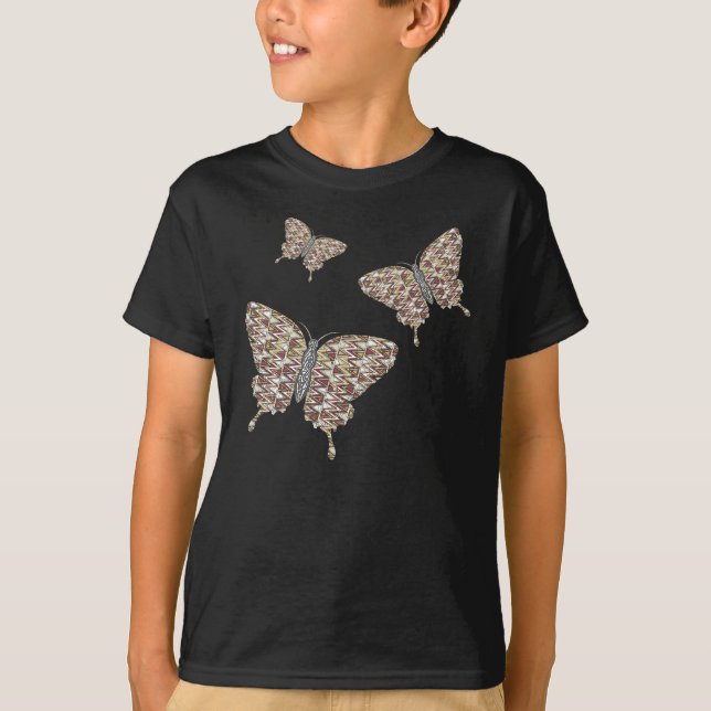 African Swallowsvans Barn och Baby Mörk Shirt T Shirt (Framsida)