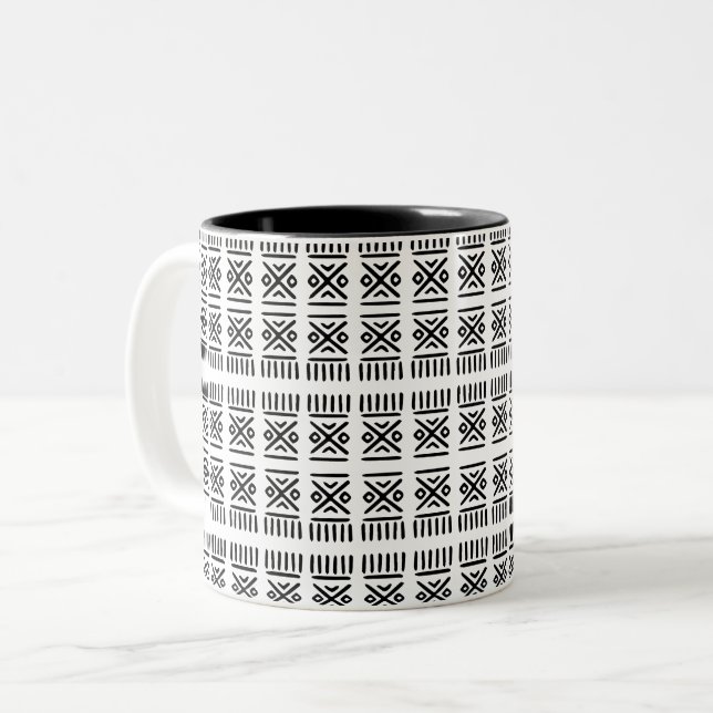 African Tic Tac Toe-Coffee Mugg (Framsida vänster)