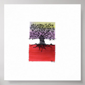 african träd poster