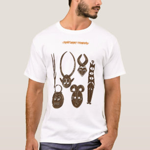 AFRICAN TRIBAL ART T-shirts & Toppar