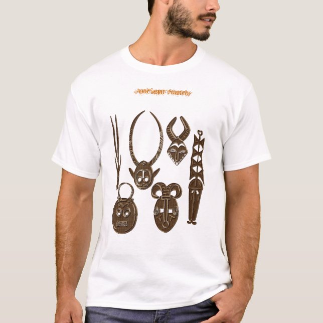 AFRICAN TRIBAL ART T-shirts & Toppar (Framsida)