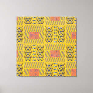 African Tribal Mönster Canvastryck