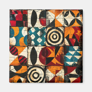African Tribal Mönster Magnet