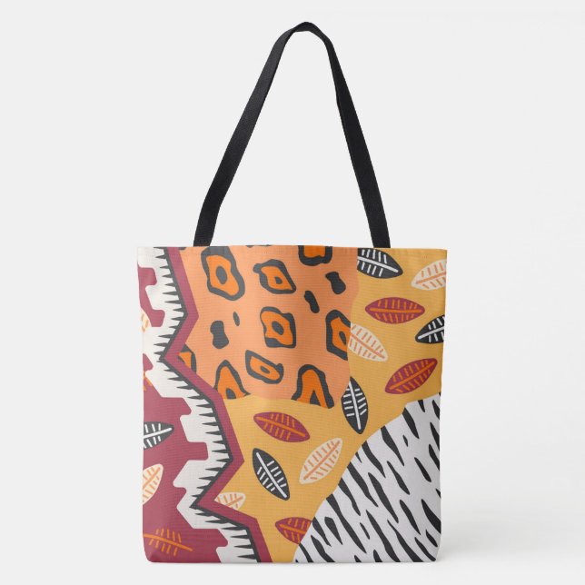 African Tribal Mönster Tygkasse (Framsida)