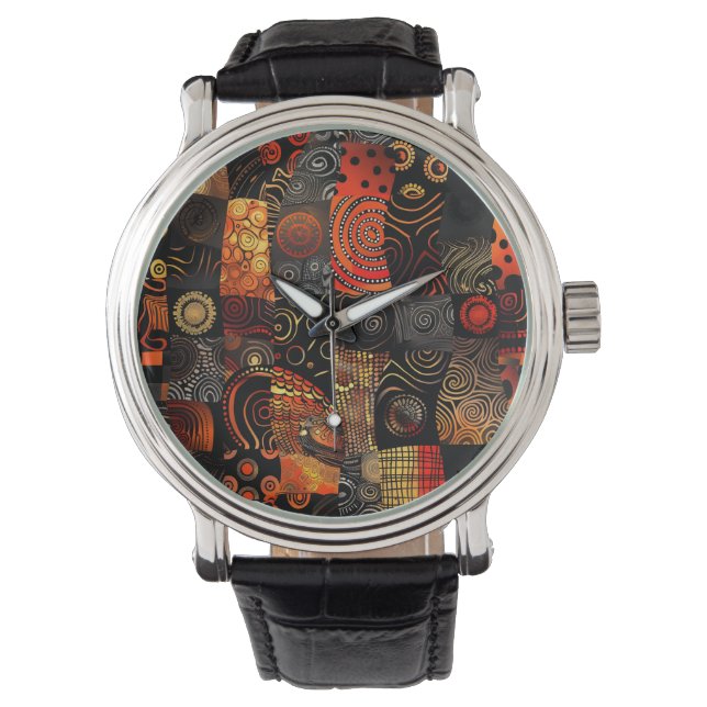 African Tribal Mönster Watch Armbandsur (Framsida)