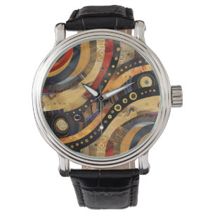 African Tribal Mönster Watch Armbandsur