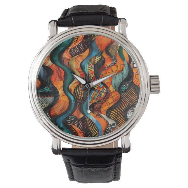 African Tribal Mönster Watch Armbandsur (Framsida)