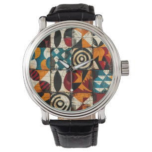 African Tribal Mönster Watch Armbandsur